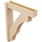 Ekena Millwork 6-in W x 26-in D x 34-in H Balboa Block Rough Cedar Woodgrain TimberThane Outlooker, Primed Tan OUTUR060X26X34BOA44RCPR - alternate 4